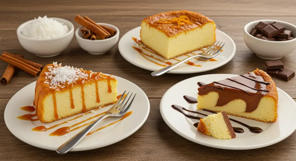 The Best Quesillo Recipe: A Step-by-Step Guide for Beginners 3 Customizable variations of quesillo dessert with different toppings and flavors