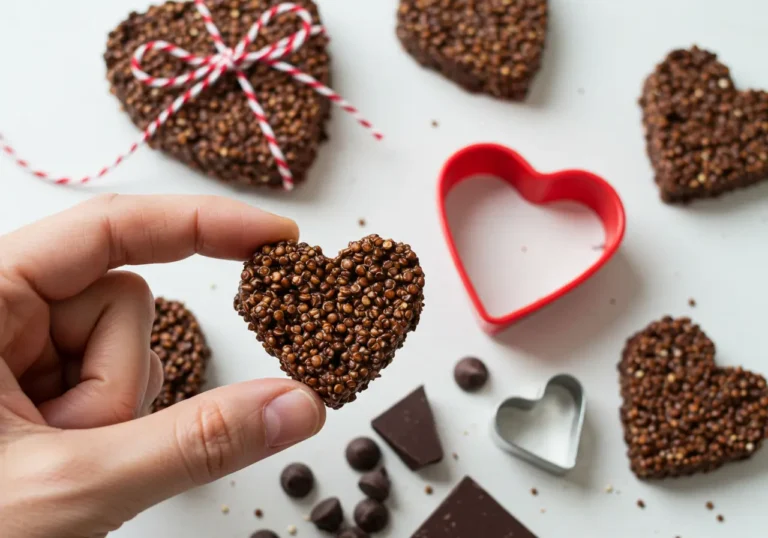 chocolate quinoa crisps